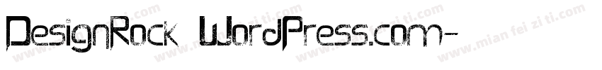 DesignRock  WordPress.com字体转换
